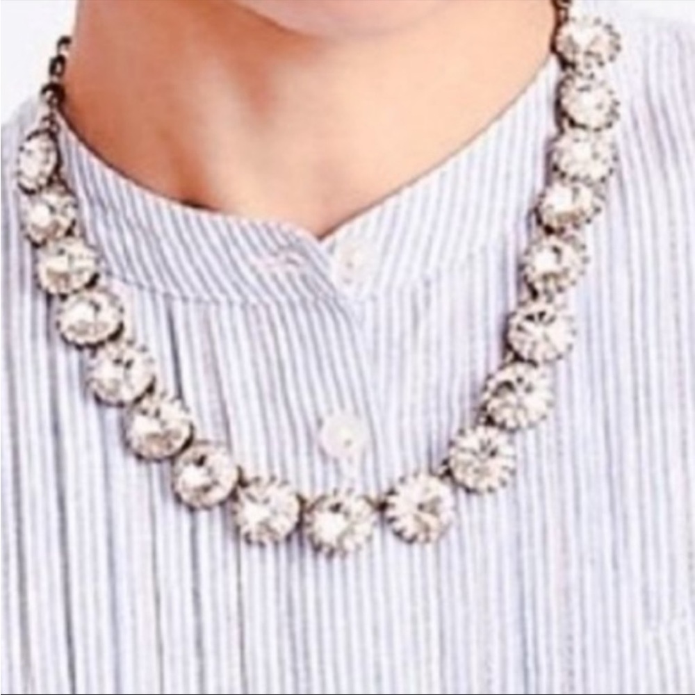 J Crew rhinestone necklace